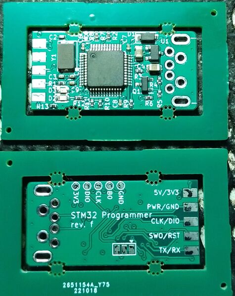 File:STM32 Programmer rev. f front and back.jpg