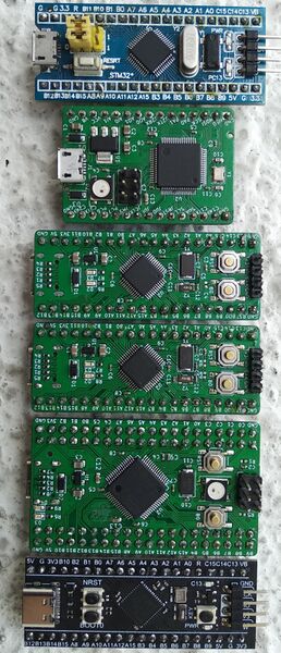 File:STM32 Dev Boards Vertical.jpg