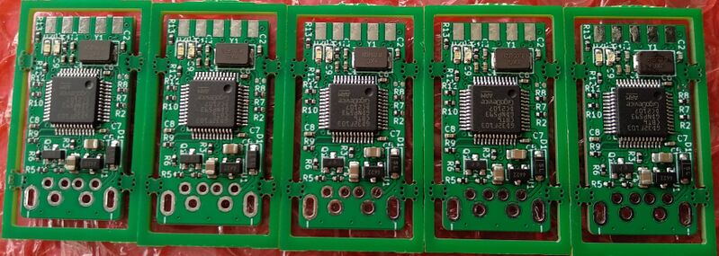 File:STM32 Programmer 5 boards top view.jpg